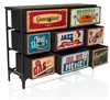 hjh LIVING Kommode mit 8 Schubladen AMERIKO B Sideboard Produktbild-Vorschau 2