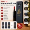 12x XXL Flaschentüten Weihnachtstaschen Bottle Bag Flaschen Produktbild-Vorschau 6