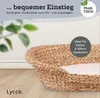 Lycce Katzenbett Hundebett für kleine Hunde Wasserhyazinthe Produktbild-Vorschau 7