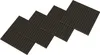 Four dark gray, ribbed acoustic wall panels are arranged diagonally on a white background. Anteprima dell’immagine prodotto
