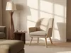 Beige gepolsterter Sessel - OSIMO Produktbild-Vorschau 2