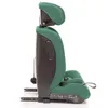 A side view of a green and black child car seat against a white background. Podgląd zdjęcia produktu