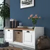 Skye Decor, P2 - 1808 - Noce, Scarpiera, Bianco, 120 x 45 x Anteprima dell’immagine prodotto 2