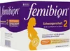 A product box for Femibion 2 pregnancy supplements, showing the brand logo, product name, and an illustration of a pregnant woman. Produktbild-Vorschau