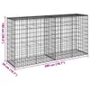 A wireframe gabion cage with dimensions indicated by text labels. Anteprima dell’immagine prodotto