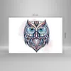 Bilder auf glas - Owl aztekische Tierwelt Grafik - 120x80cm Produktbild-Vorschau 3