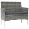 vidaXL 16-tlg. Garten-Lounge-Set mit Auflagen Poly Rattan Produktbild-Vorschau 4