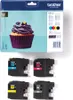 A product package for Brother ink cartridges, featuring a cupcake image and the cartridges themselves below. Anteprima dell’immagine prodotto
