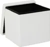 Pouf pieghevole mix n modul 31x31 cm bouclette bianco - 5 Anteprima dell’immagine prodotto 1