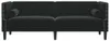vidaXL Chesterfield-Sofa mit Nackenrollen 3-Sitzer Schwarz Produktbild-Vorschau 4