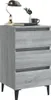 vidaXL Nachttisch mit Metallbeinen Grau Sonoma 40x35x69 cm Produktbild-Vorschau 7