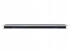 A long, thin, black outdoor light fixture with a silver trim, shown from a side angle against a white background. Anteprima dell’immagine prodotto