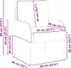 vidaXL Sofas mit Kissen 55cm Lila Sperrholz Produktbild-Vorschau 8