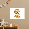 Leinwand Bilder 40x30 cm - Kinder Tiere - Löwe, Bilder, Produktbild-Vorschau 2