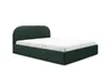 GUTTO Letto imbottito MOON verde scuro 140x200 Rete a doghe Anteprima dell’immagine prodotto 2