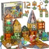 Konstrukcja 3D klocki magnetyczne świecący park zwierząt Podgląd zdjęcia produktu 1