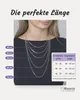 MATERIA Benátský řetízek ze stříbra 925 s diamantovým Náhled obrázku produktu 7