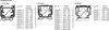 Diagrams and specifications for different generations of door seals. Produktbild-Vorschau