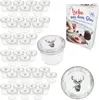 A collection of glass jars with lids, a recipe book, and a decorative plate, all featuring a stag motif. Podgląd zdjęcia produktu