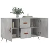vidaXL Sideboard gris béton 100x36x60 cm Bois composite Voir les images du produit 4