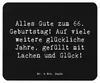 Mr. & Mrs. Panda Mouse Pad Spruch 66. Geburtstag Produktbild-Vorschau 1