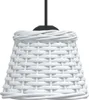 vidaXL Lampenschirm Weiß Ø15x12 cm Korbweide Produktbild-Vorschau 4