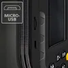 A close-up view of the side of a black electronic device, showing ports and buttons. Náhled obrázku produktu