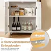 Wózek kuchenny na kółkach z szufladą, półką na przyprawy i Podgląd zdjęcia produktu 5