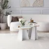 Skye Decor, Mushroom 2 - Gold, White, Couchtisch-Set, 100 % Produktbild-Vorschau 2