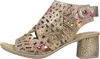 Rieker Damen Sandalette Hochfrontsandale Schaft Cut-Outs Produktbild-Vorschau 4
