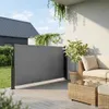 Store latéral extensible Anthracite 140x600 cm Voir les images du produit 3