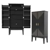 Armoire de cuisine Merax Buffet à 2 portes et 5 Voir les images du produit 10