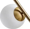 Moderne Kugel Stehleuchte Messing Gold 2-flammig mit Produktbild-Vorschau 7