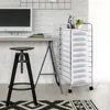 COSTWAY Rollcontainer Rollwagen mit Schubladen Badrollwagen Produktbild-Vorschau 2