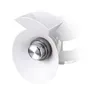 Close-up view of a white kitchen appliance attachment with a silver dial. Anteprima dell’immagine prodotto