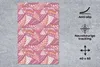 MuchoWow® Mauspad Mousepad Mädchen - Federn - Rosa - Muster Produktbild-Vorschau 3