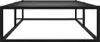 vidaXL Bettgestell Schwarz Metall 100x200 cm Produktbild-Vorschau 2