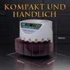 BS-9001 Muenzzahler mit robuster Bauweise und transparenten Muenzfächern Voir les images du produit