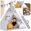 TIPI namiot wigwam dla dzieci TEEPEE Girlanda Poduszki Podgląd zdjęcia produktu 17