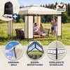 CASARIA® Pavillon Lorca 3x3m Metall Wasserabweisend Produktbild-Vorschau 3