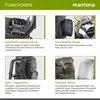 Mantona 21343, Rucksackhülle, Jede Marke, Schwarz, Grün Produktbild-Vorschau 4