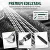 Premium 3-in-1 Grillbürste aus Edelstahl, 42 cm, mit Produktbild-Vorschau 2
