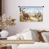 MuchoWow® Wandteppich Wandbehang Dinosaurier - Landschaft - Produktbild-Vorschau 2