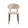 Furnihaus - 4er Set Esszimmerstühle Celia Beige Walnuss Produktbild-Vorschau 4