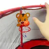 Zahradní trampolína pro děti sítě míče basketbal 155 cm Náhled obrázku produktu 12