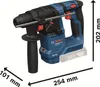 Martello rotante a batteria con SDS plus GBH 18V-18 Anteprima dell’immagine prodotto 13
