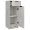 vidaXL Mobile da bagno grigio cemento 32x34x90 cm Materiale Anteprima dell’immagine prodotto 7