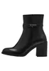 A single black boot shown from the side against a white background. Produktbild-Vorschau