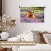 MuchoWow® Wandteppich Wandbehang Schottisches Hochlandrind Produktbild-Vorschau 2