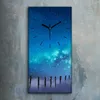 Leinwand Wanduhr Wandkunst Uhr Quarz 30x60 Junge der auf Produktbild-Vorschau 2